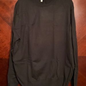 PETER MILLAR COTTON BLEND BLACK SIZE XL PULLOVER SWEATER
